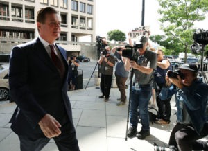 Paul Manafort arrives at the E. Barrett Prettyman U.S. Courthouse for a hearing on June 15, 2018 in Washington, DC.