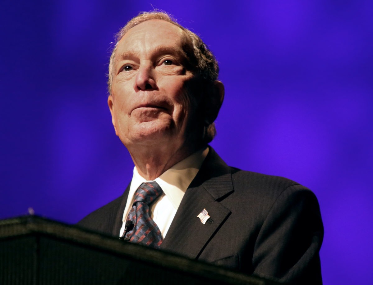 Michael Bloomberg Speaks At Predominantly Black Church In Brooklyn, New York