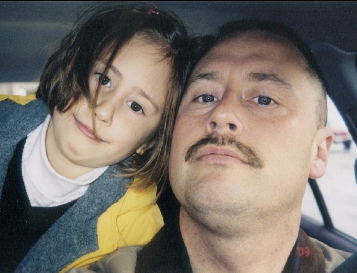 Rachel Sutphin and her father