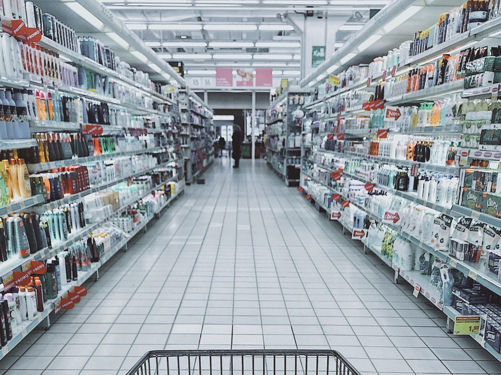 Supermarket aisle