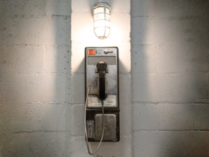 A prison phone