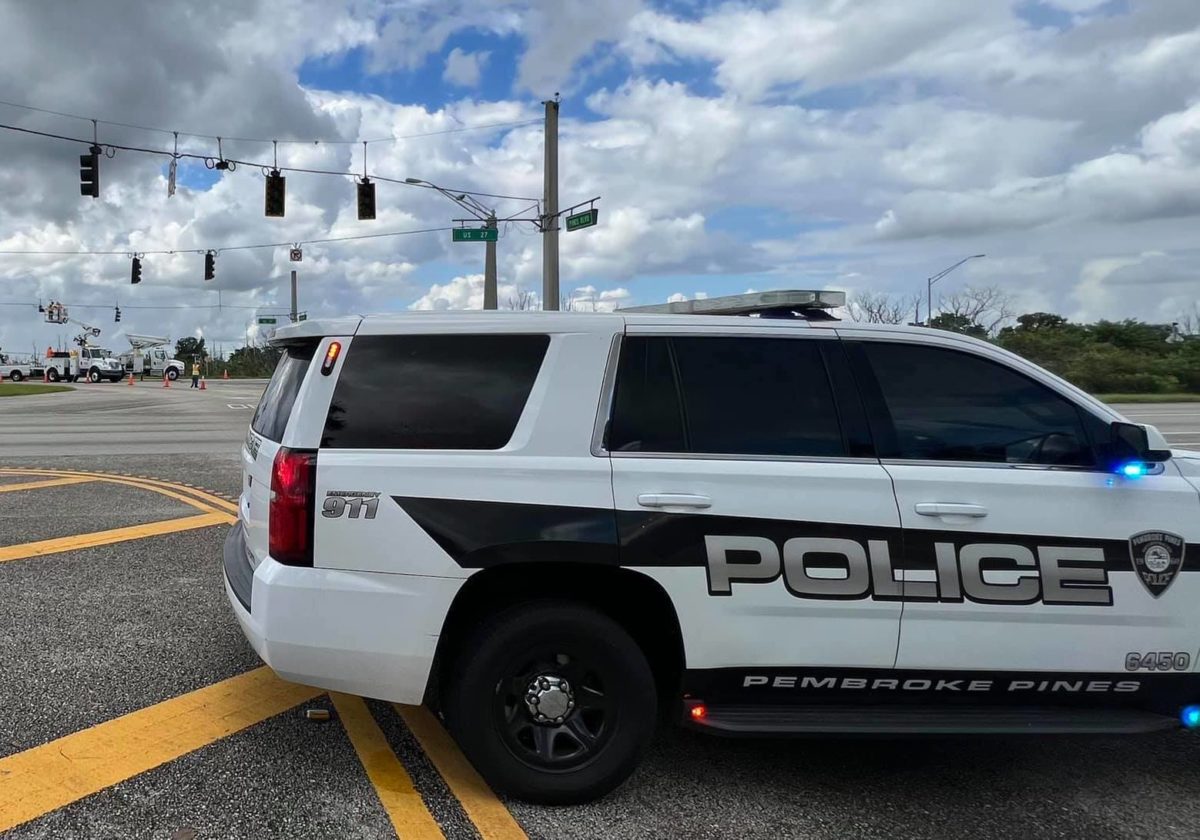 Pembroke Pines police vehicle