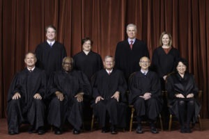 Official portrait of the Supreme Court justices