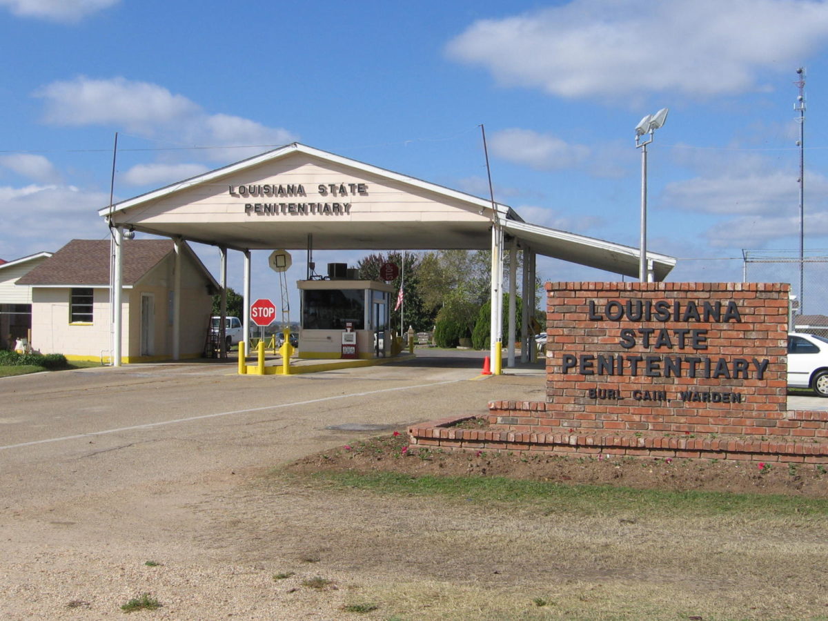 Louisiana state penitentiary, better known as Angola prison.