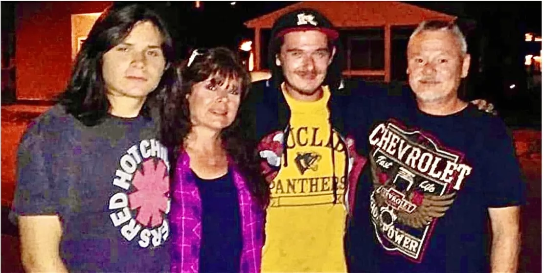 Brendan Kiekisz and his family