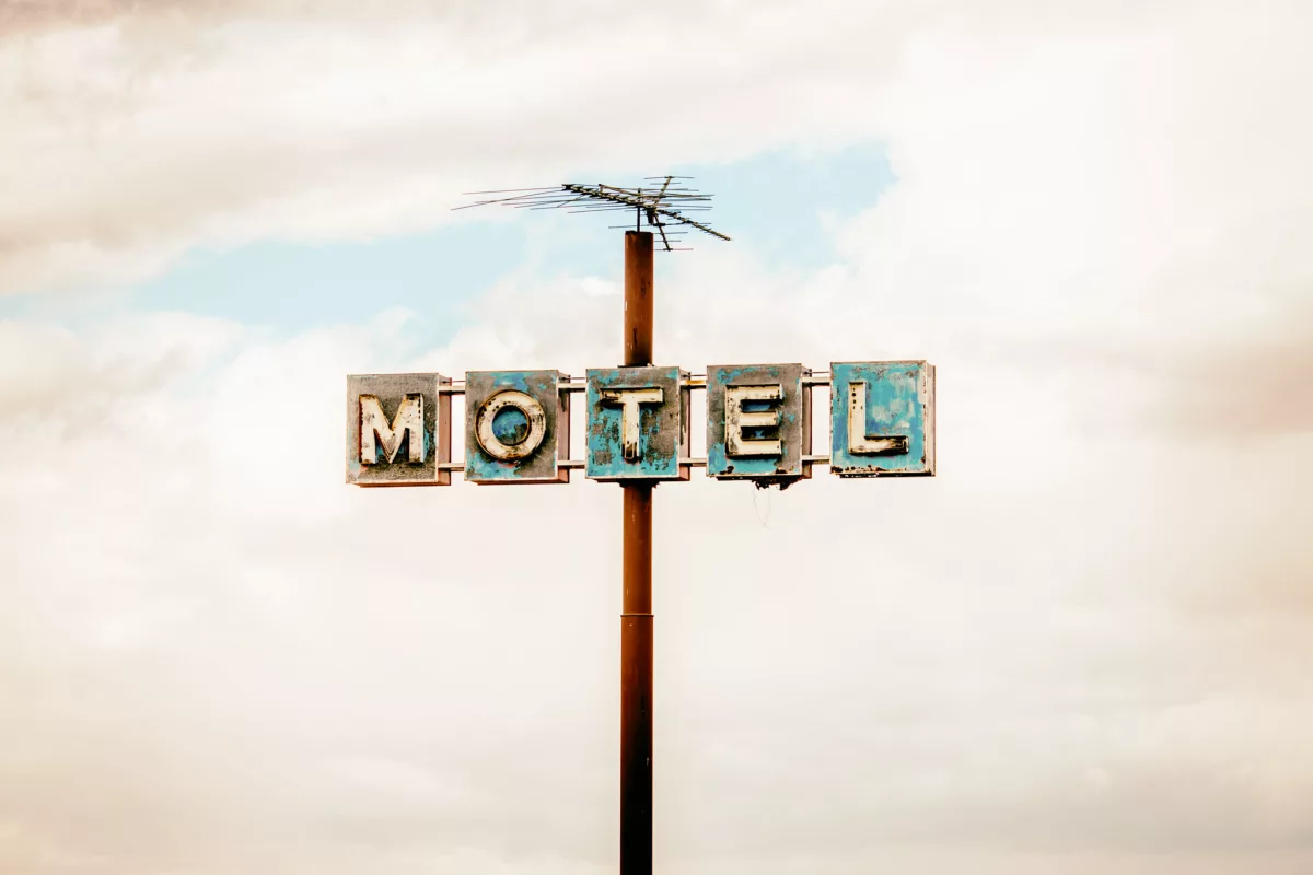 old motel sign