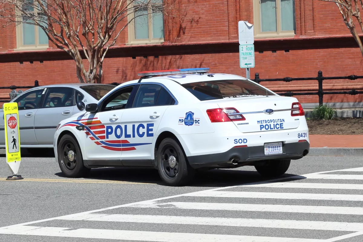 a d.c. metropolitan police cruiser