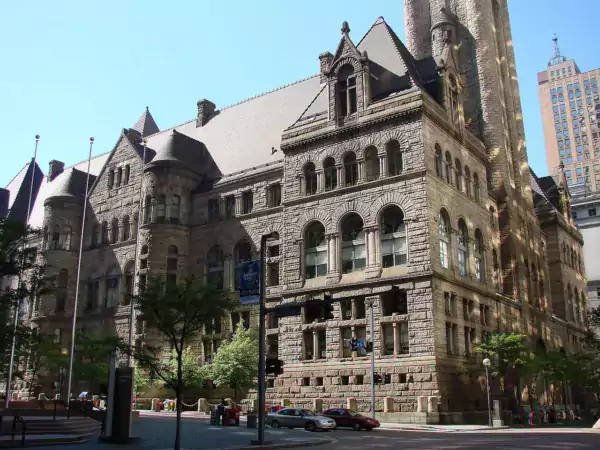 This photo shows the Allegheny County Courthouse.