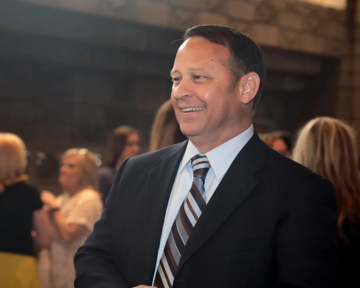 This photo shows Arizona Supreme Court Justice John Lopez at a gala event.