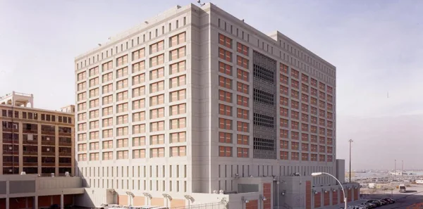 The Metropolitan Detention Center in Brooklyn
